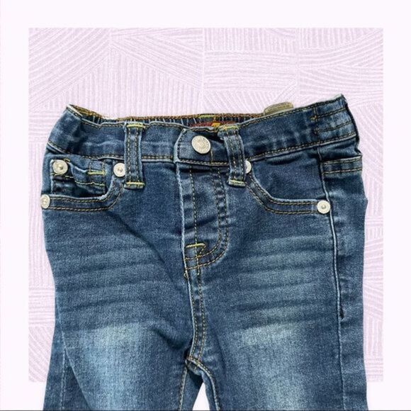 7 For All Mankind The Skinny Stretch Jeans Size 18‎ Months - Picture 3 of 7